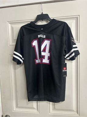 Bills #14 Sammy Watkins Black Football Jersey